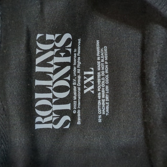 THE ROLLING STONES WOMEN’S CREW NECK SWEATSHIRT size XXL - Picture 3 of 6